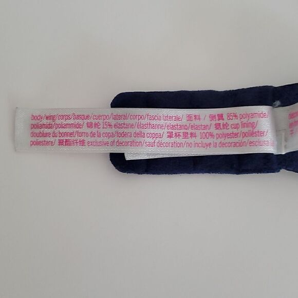 PINK Victoria's Secret Wear Everywhere Lightly Lined T-Shirt Bra Blue Size 32D - Picture 10 of 12